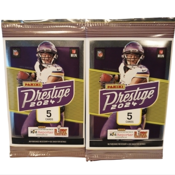 Panini 2024 NFL Prestige Football Trading Cards 2 Packs Nuclear NFL Drip - Picture 1 of 2
